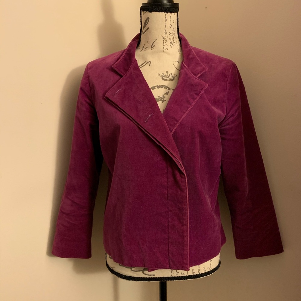 Isaac Mizrahi for Target velvet blazer